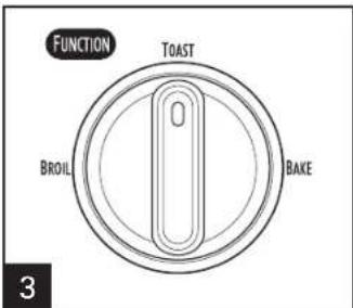 FUNCTION TOAST BROIL BAKE 3