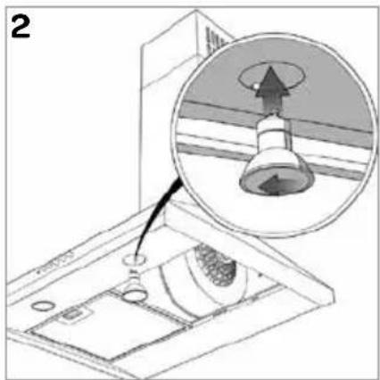 INVENTUM AKP6000RVS - CHANGING A LED SPOT - 2