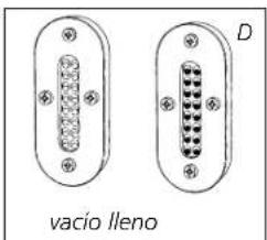 d vacio lleno