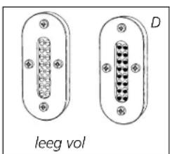 leeg vol D