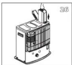 QLIMA R233TC - L ENSURE THAT THE HEATER IS OFF AND COMPLETELY COOL BEFORE STARTING TO REPLACE THE WICK. - 12