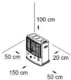 100 cm 50 cm 20 cm 150 cm 50 cm
