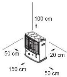 100 cm 50 cm 20 cm 150 cm 50 cm