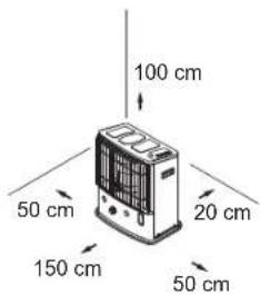 100 cm 50 cm 20 cm 150 cm 50 cm