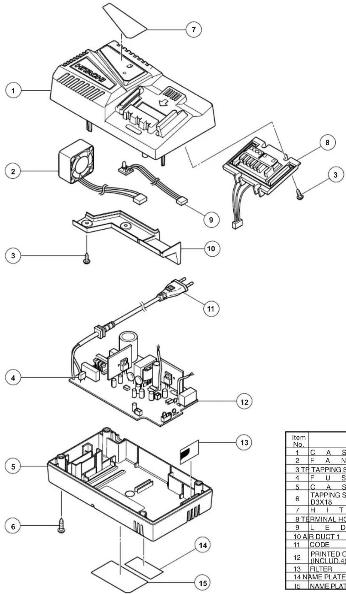 HITACHI UC18YFSL - SERVICIO Y REPARACIÓNES - 1