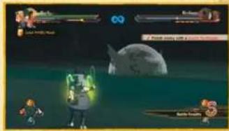 Game screenshot showing character interactions with a moon and Earth, including UI elements like 'Game Wizard', 'Game Manager', and 'Game Manager'.