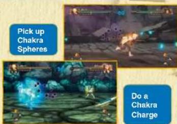 Pick up Chakra Spheres Do a Chakra Charge
