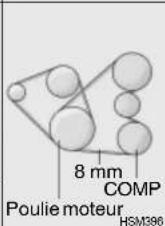 HYUNDAI Santa Fe (2004) - d'entraînement du compresseur - 2