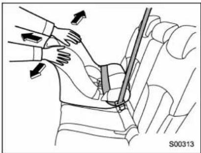 SUBARU Legacy (2012) - ▼ Installationd 'unsystèmederete-nuepourenfanttournéversarrière - 3