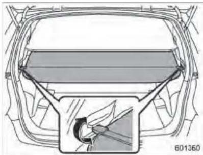 SUBARU Impreza (2013) - Couverturedel'espacede chargement(5portières-selonmodèles) - 1