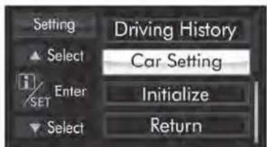 SUBARU Impreza (2013) - ▼Préparationpourlesréglagesdela voiture - 1
