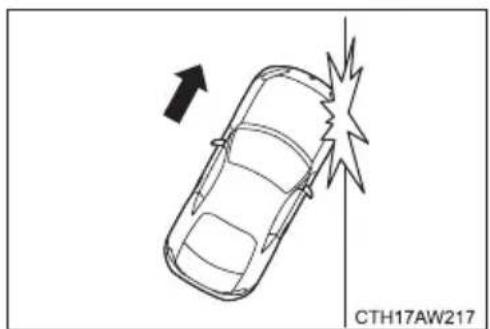 SUBARU BRZ (2013) - ■ Exemples de types d'accidents durant lesquels il est peu probable que l'/les airbag(s) SRS frontal(aux) du conducteur et du passager avant se déploie(nt) - 3