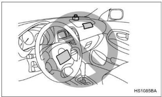 Interior view of a car dashboard and steering wheel (no text or symbols visible)