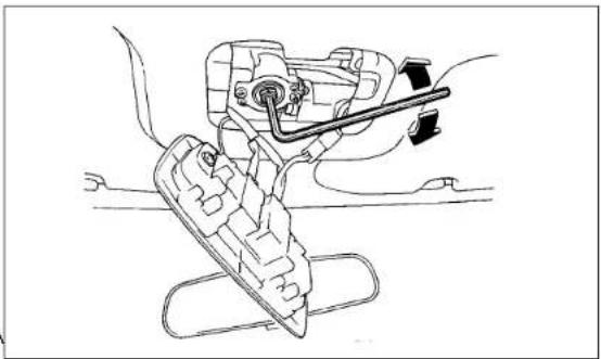 Technical line drawing of a mechanical assembly with no visible text or symbols