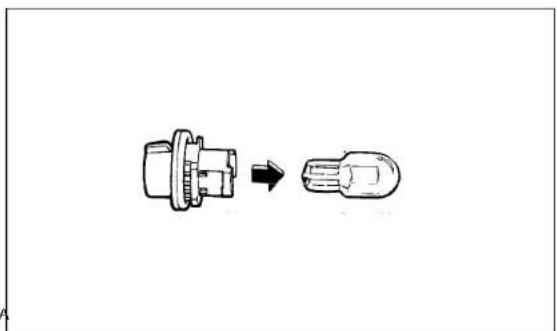Diagram showing a mechanical component being processed from a left-side arrow to a right-side view (no text or symbols present)