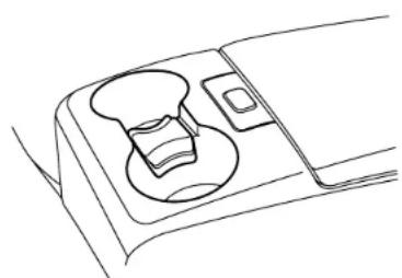 Line drawing of a car intake manifold with a handle and socket (no text or symbols)