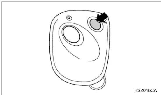 Line drawing of a device with a circular button and arrow indicator (no text or symbols)