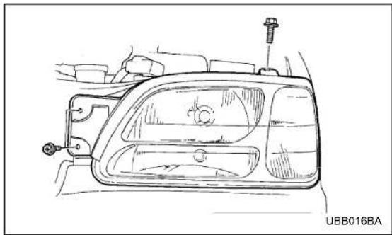 Technical line drawing of a vehicle head panel with no visible text or symbols