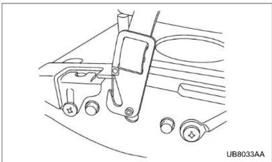 Technical line drawing of a mechanical assembly with no visible text or symbols