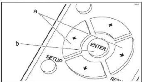 a b ENTER SETUP RET