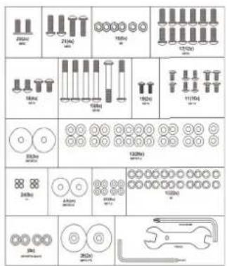 TUNTURI Cross F 4.1 - Verpackungsinhalt - 1