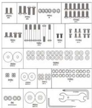 TUNTURI Cross F 4.1 - Hardware kit - 1