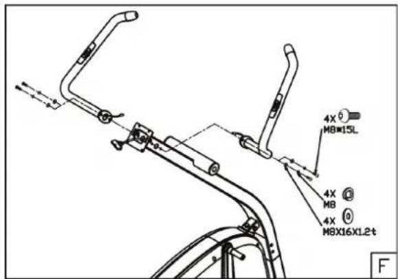 TUNTURI Cross F 6.1 - Assemblage étape F - 1