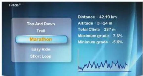 T-Ride™ Top And Down Trail Marathon Easy Ride Short Loop Distance : 42.19 km Altitude : 3 ~24 m Total Climb : 287 m Maximum grade : 7.3% Minimum grade : -5.0%