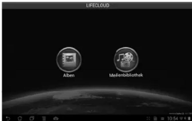 LIFECLOUD Alben Melienbibliothek