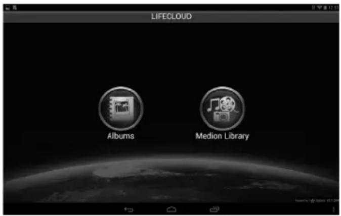 LIFECLOUD Albums Medion Library