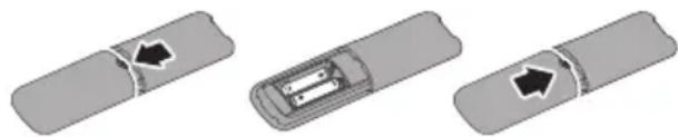 PHILIPS Brilliance 231B7QPJKEB - To install or replace batteries: - 1