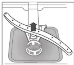 HOTPOINT LFF 8S112 EU - Nettoyer les bras de lavage - 2