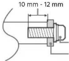 10 mm - 12 mm