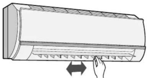 SHARP AY-AP9FHR - DIRECÇÃO DO FLUXO HORIZONTAL DO AR - 1
