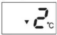 SHARP AY-XP24LR - Press the THERMOSTAT button to set the desired temperature. - 2