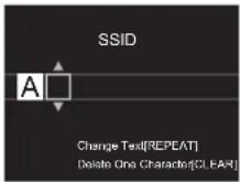 PIONEER X-HM86D - ■ Introducir el SSID del punto de acceso - 1