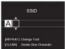PIONEER X-HM86D - ■ Eingeben der SSID des Zugangspunkts - 1