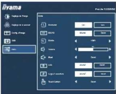 IIYAMA ProLite T2252MSC - Réglage de la couleur \*¹ Color Settings - 5
