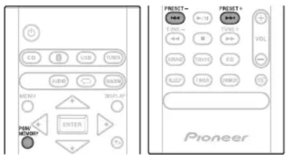 CD USB TUNES AUDIO MAXIM MENU DISPLAY POM/ MEMORY ENTER PRESSET- TUNES- VOL SOUND EC RLED DRUM Pioneer