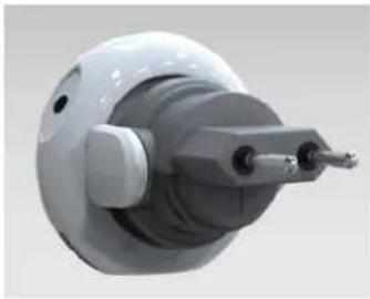 3D rendered mechanical component with cylindrical and linear features (no visible text or symbols)