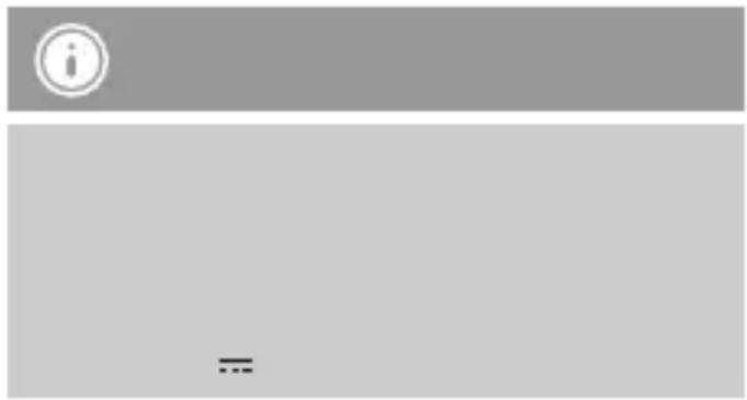 Image containing a placeholder icon, a horizontal line with the word '==', and a small symbol resembling an information icon above it.