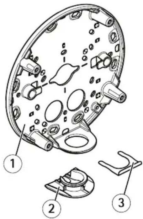 AXIS Q3504-VE - Installazionedeicavilungolaparete - 1