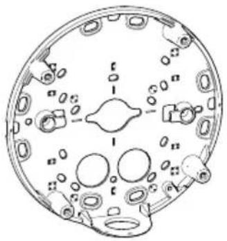 AXIS Q3504-VE - Staffadimontaggio - 1