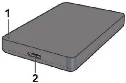 BUFFALO MiniStation HDD - HD-PCFU3 - 1