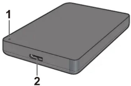 BUFFALO MiniStation HDD - HD-PCFU3 - 1