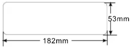 53mm 182mm