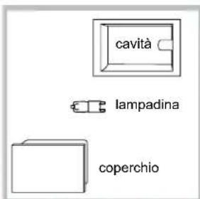 cavità lampadina coperchio