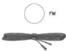 THOMSON DPL953 - Connecting the FM aerial - 1