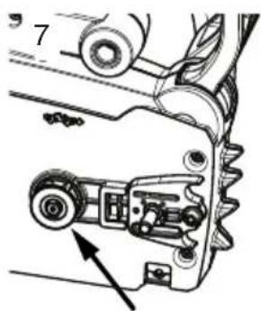 Mechanical assembly diagram showing a gear mechanism with no visible text or symbols