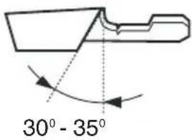 30° - 35°